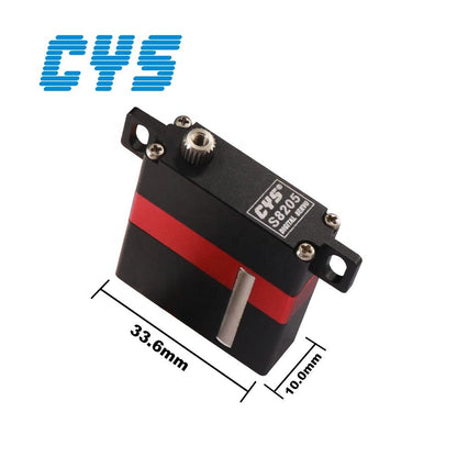 Helicopter Servo CYS-S8205-01 Unisex 4.5kg High-Speed Mini Remote Control Plane Full Metal Digital Wing Plastic Radio Systems RC RC Parts Accs