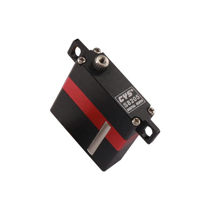 Helicopter Servo CYS-S8205-02 Full Metal Case Coreless Wing Servo Drones Waterproof Steel Gear RC Airplane & Boat Parts Exposed Motor Wing Servo