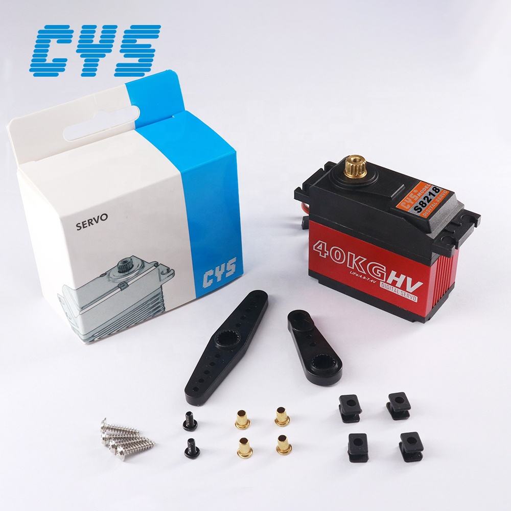 RC Car Servo CYS CYS-S8218 1:5 Scale Digital Servo Gear 17T 0.18sec Response 6.0/7.4V RC Batteries
