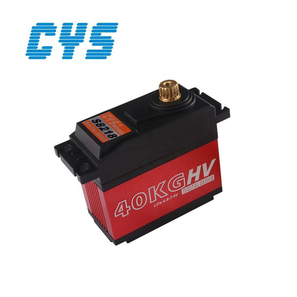 RC Car Servo CYS CYS-S8218 1:5 Scale Digital Servo Gear 17T 0.18sec Response 6.0/7.4V RC Batteries