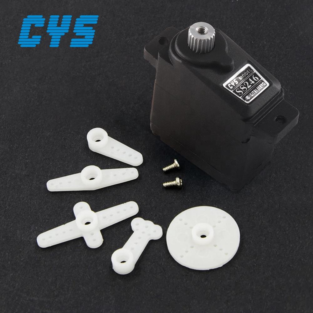 Micro Servo CYS-S8246MG Hot Selling Digital Servo RC 8.4V Battery Coreless Motor 1:5 Scale 12g Radio System Durable Metal Gear Toy for Boys 1.8KG