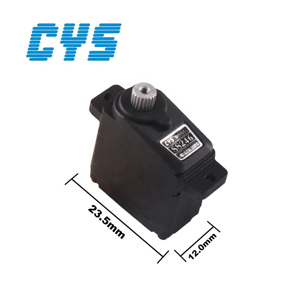 Micro Servo CYS-S8246MG Hot Selling Digital Servo RC 8.4V Battery Coreless Motor 1:5 Scale 12g Radio System Durable Metal Gear Toy for Boys 1.8KG