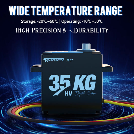 large torque CYS-W0350 35KG Full Metal Case Iron Core Motor Servo for RC Boat Car Waterproof Servos Hobby Steel for Airplane RC Parts Accs"