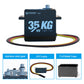 large torque CYS-W0350 35KG Full Metal Case Iron Core Motor Servo for RC Boat Car Waterproof Servos Hobby Steel for Airplane RC Parts Accs"