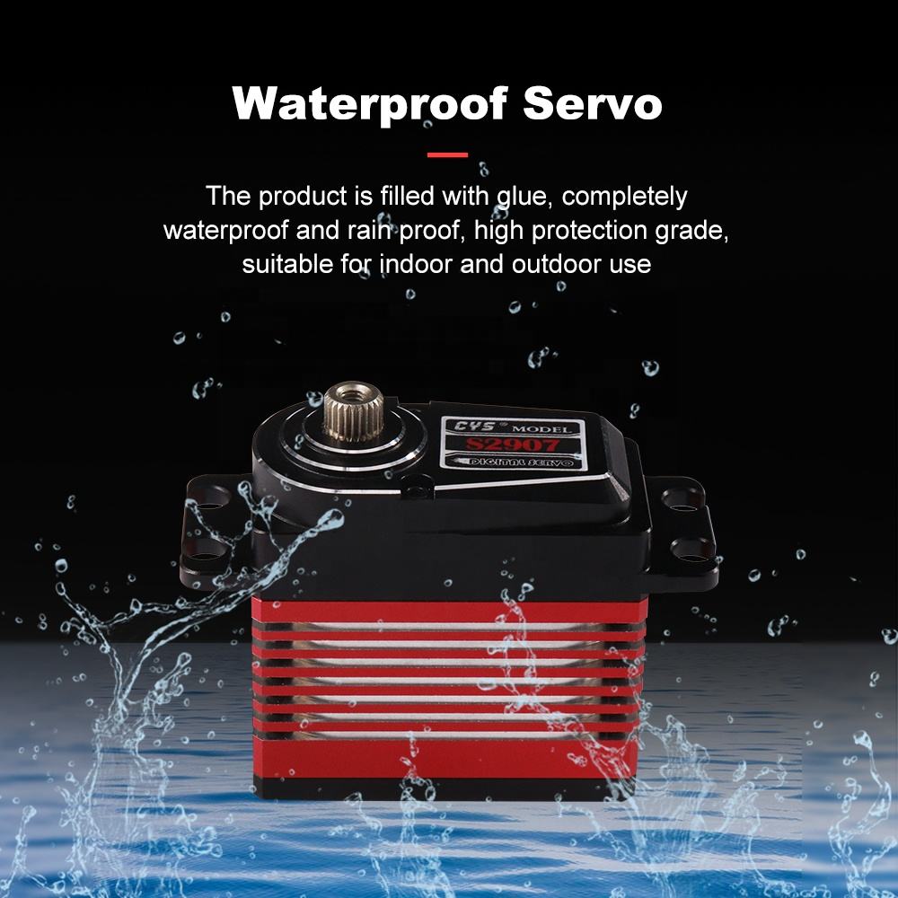 large torque CYS S2907-01 Rc Servo 0.06sec High Speed Standard Full Metal Digital with Titanium Gear for RC Helicopter