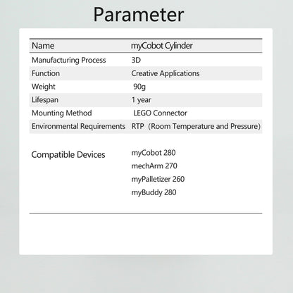 myCobot Cylinder for myCobot/myPalletizer/mechArm/myBuddy