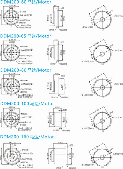 Ticbel High-Performance Ddm200 Series Torque Motor for Versatile Use