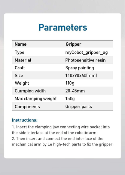 myCobot Adaptive Gripper for myCobot/myPalletizer/mechArm/myBuddy