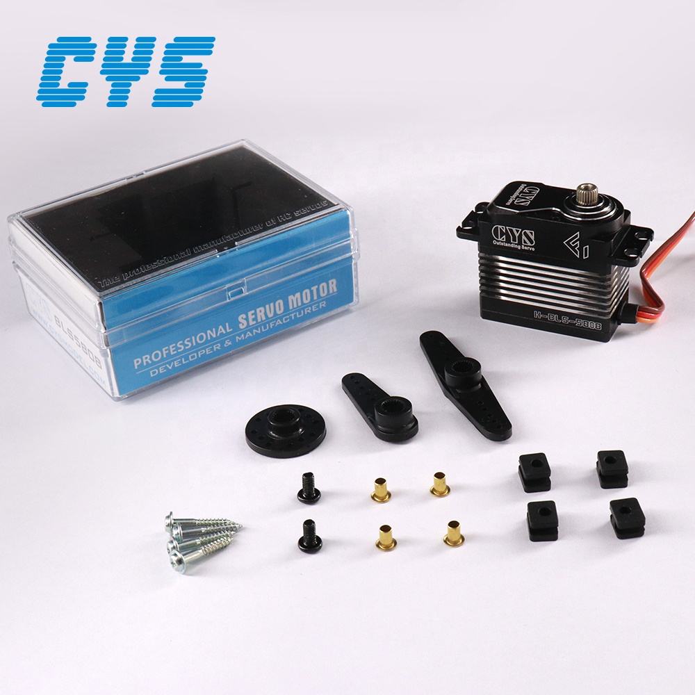 large torque H-BLS-5808-02 Full Aluminum 6kg High Speed Steel Gear Brushless Digital RC Servo for RC 700 Helicopter