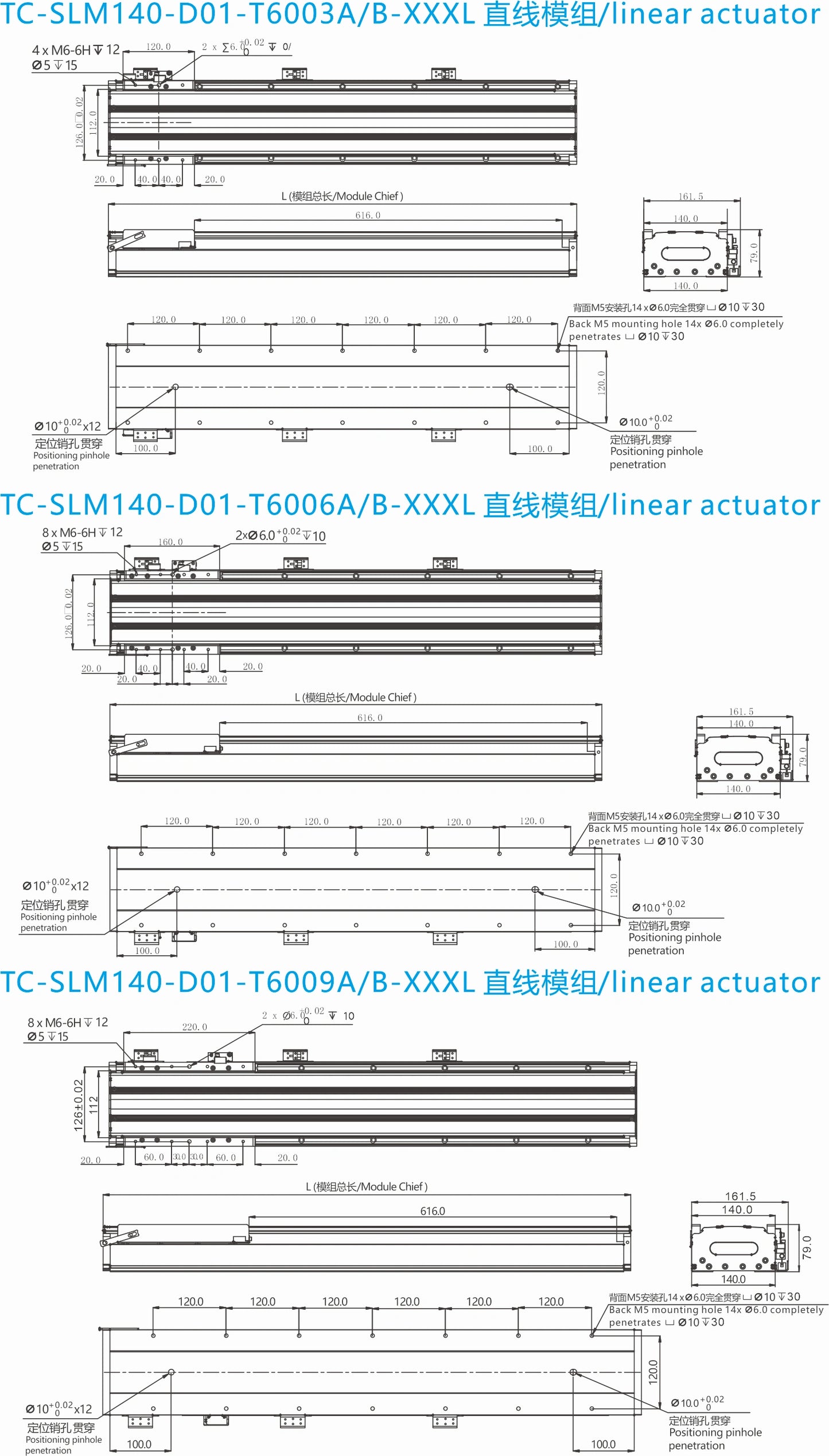 Ticbel TC-SLM140 Straight Modules