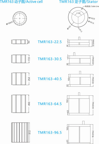 Ticbel TMR163 Torque Motor Series