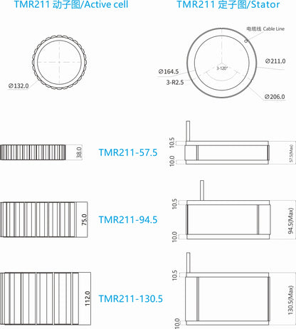 Ticbel TMR211 Torque Motor Series