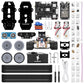 Tscinbuny WWX0001 Smart Robot Car Kit with 4WD Electronic Chassis – DIY Manufacturing Tool Kit with Battery Box for Arduino Projects