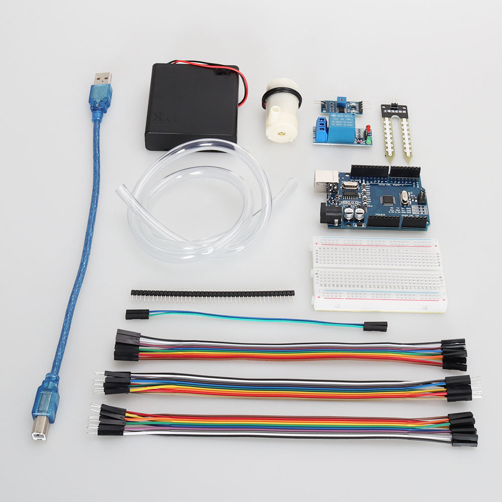 Tscinbuny ZYA0001 Starter Kit – DIY Automatic Water System Pump Kit with Electronic Modules for Arduino STEM Education & Maker Projects