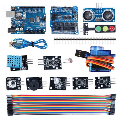 Tscinbuny ZYA0021 Starter Kit – DIY Traffic Light Learning Set with Electronic Components for Arduino STEM Education Projects