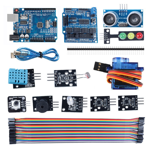 Tscinbuny ZYA0021 Starter Kit – DIY Traffic Light Learning Set with Electronic Components for Arduino STEM Education Projects