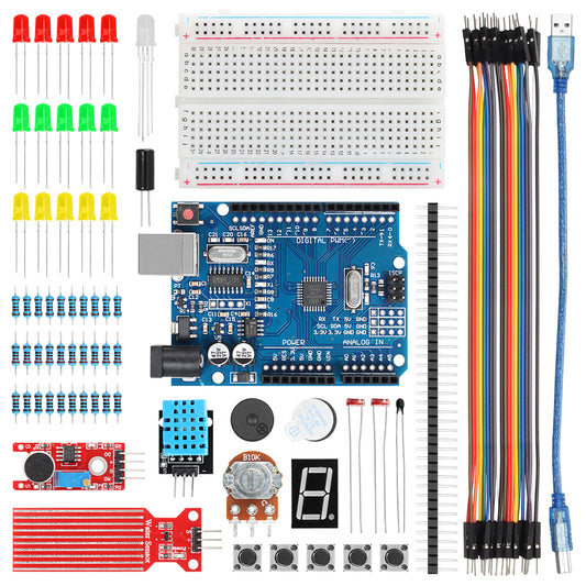 Tscinbuny ZYA0211 Starter Kit for STEM Projects & Kids Education – Basic Maker Learning Development System Educational Toy Set