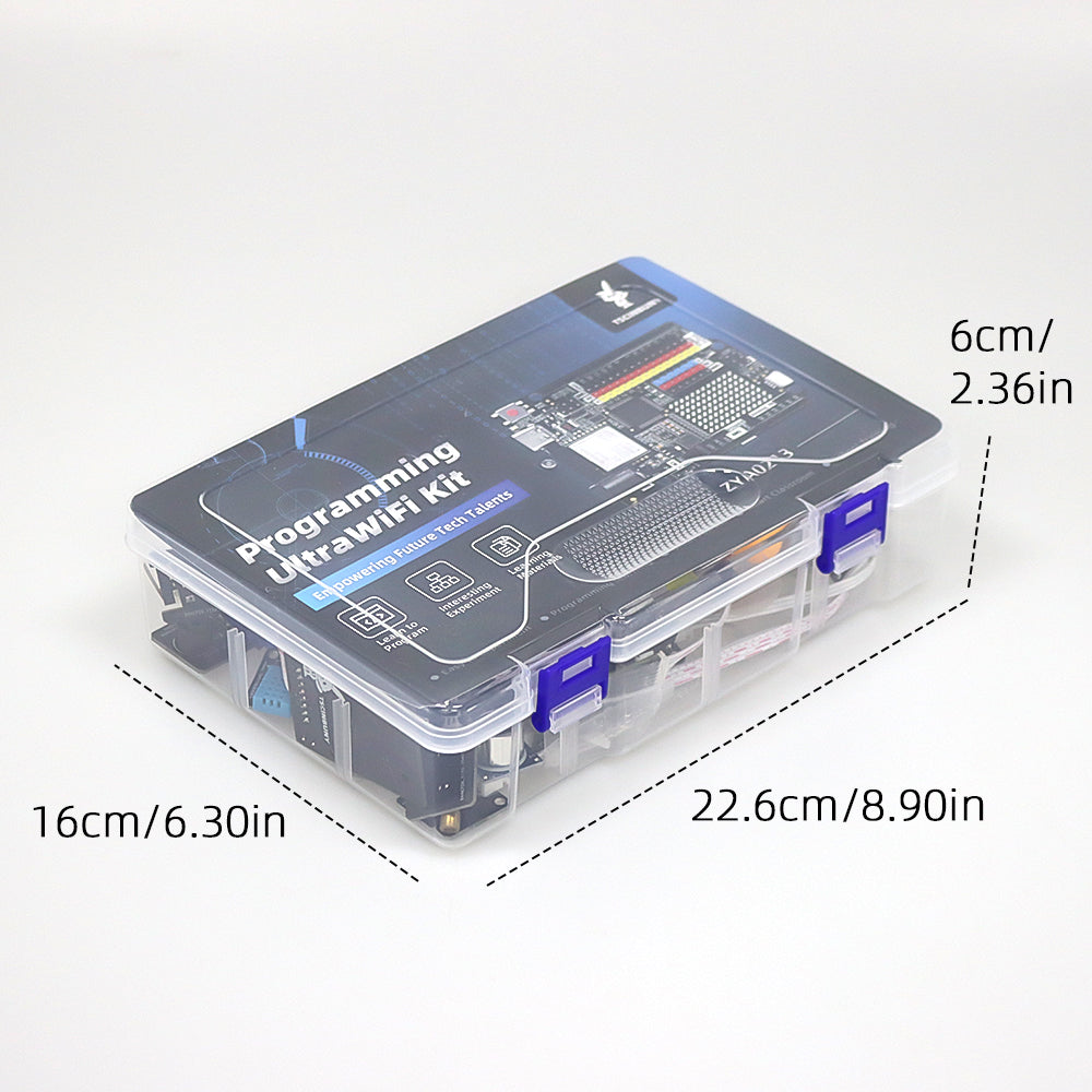 Tscinbuny ZYA0213 Starter Kit with Multiple Sensor Modules – Ultra Learning DIY Electronics & STEM Education Set for Arduino
