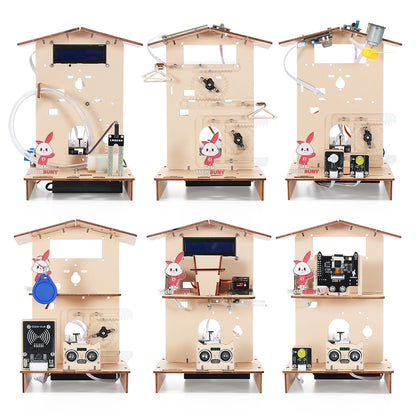 Tscinbuny ZYA0234 Starter Kit for Smart Home Projects – STEM Education Solution with Teaching Resources for Arduino DIY Robotics