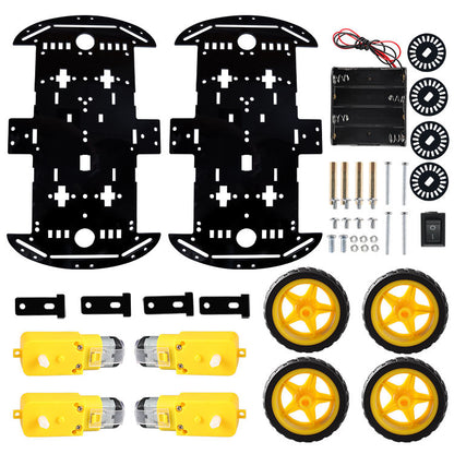 Tscinbuny ZYC0005 Smart Robot Car Kit with 4WD Chassis – DIY Educational Robotics Platform for OEM & Maker Projects