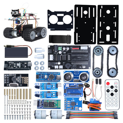 Tscinbuny ZYC0045 Smart Robot Car Kit with Wireless Gesture Control – 2025 DIY Programmable Robot Tank for Kids Education & Maker Projects