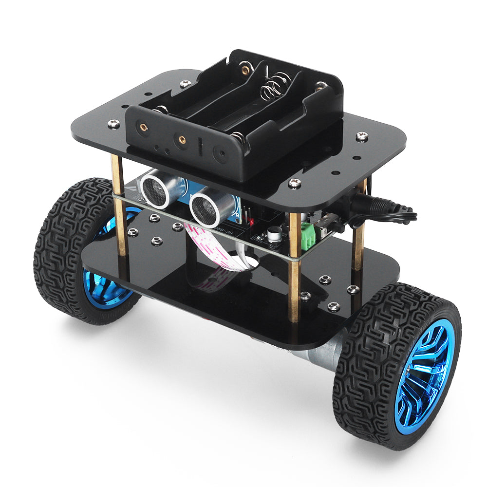 Tscinbuny ZYC0049 Smart Robot Car Kit with APP Remote Control & Ultrasonic Obstacle Avoidance – Self-Balancing Upright Robot for Development Boards