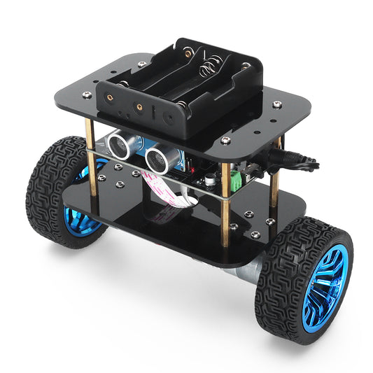 Tscinbuny ZYC0049 Smart Robot Car Kit with APP Remote Control & Ultrasonic Obstacle Avoidance – Self-Balancing Upright Robot for Development Boards
