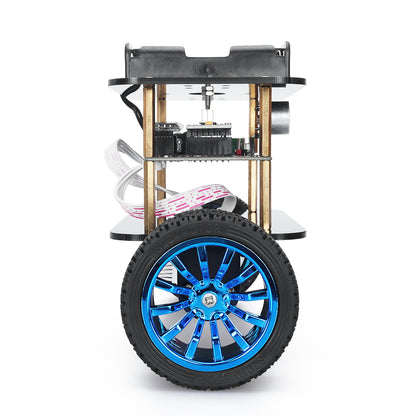 Tscinbuny ZYC0049 Smart Robot Car Kit with APP Remote Control & Ultrasonic Obstacle Avoidance – Self-Balancing Upright Robot for Development Boards