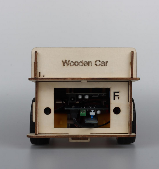 Tscinbuny ZYC0062 Smart Robot Car Kit with Wooden Chassis – High-Quality DIY Programmable Educational Robot for STEM Learning & Gift Projects