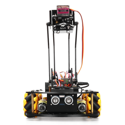Tscinbuny ZYC0072 Smart Robot Car Kit with Mechanical Arm & APP Control – Electronic Programmable Educational Robotics Set for Arduino Learning