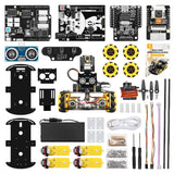 Tscinbuny ZYC0076 Smart Robot Car Kit with ESP32-CAM & ATmega328P Boards – Open-Source Programmable Robotics Starter Kit for ArduIDE Learning
