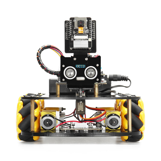 Tscinbuny ZYC0076 Smart Robot Car Kit with ESP32-CAM & ATmega328P Boards – Open-Source Programmable Robotics Starter Kit for ArduIDE Learning