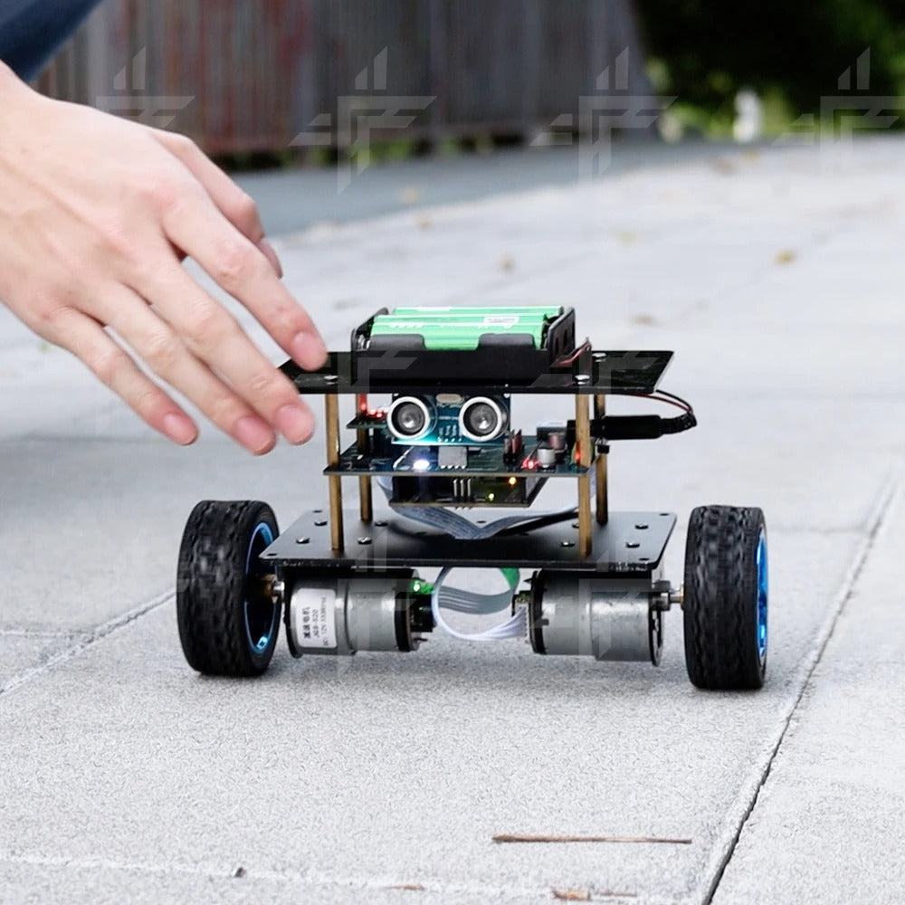 Tscinbuny ZYC0079 Smart Robot Car Kit with 2WD Self-Balancing System – Open-Source 328P Programmable Robotics Kit for STEM Education Projects