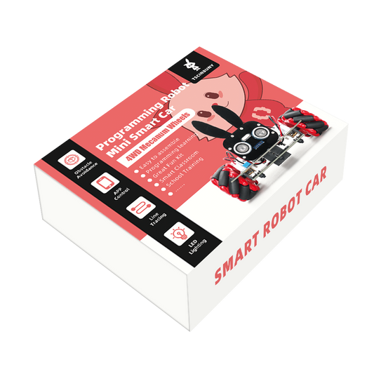 Tscinbuny ZYC0087 Smart Robot Car Kit with Pico RP2040 Controller – 4WD Open-Source Rabbit Robot for Education & Maker Projects