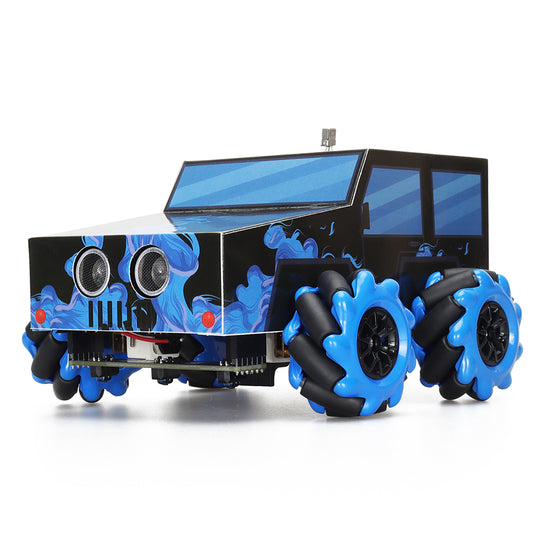 Tscinbuny ZYC0088 Smart Robot Car Kit with 4WD Mecanum Wheels – Electric DIY Educational Robotics Project for Arduino Learning