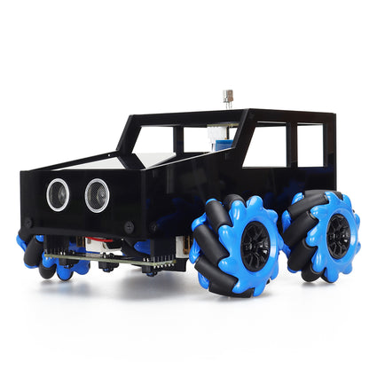 Tscinbuny ZYC0088 Smart Robot Car Kit with 4WD Mecanum Wheels – Electric DIY Educational Robotics Project for Arduino Learning