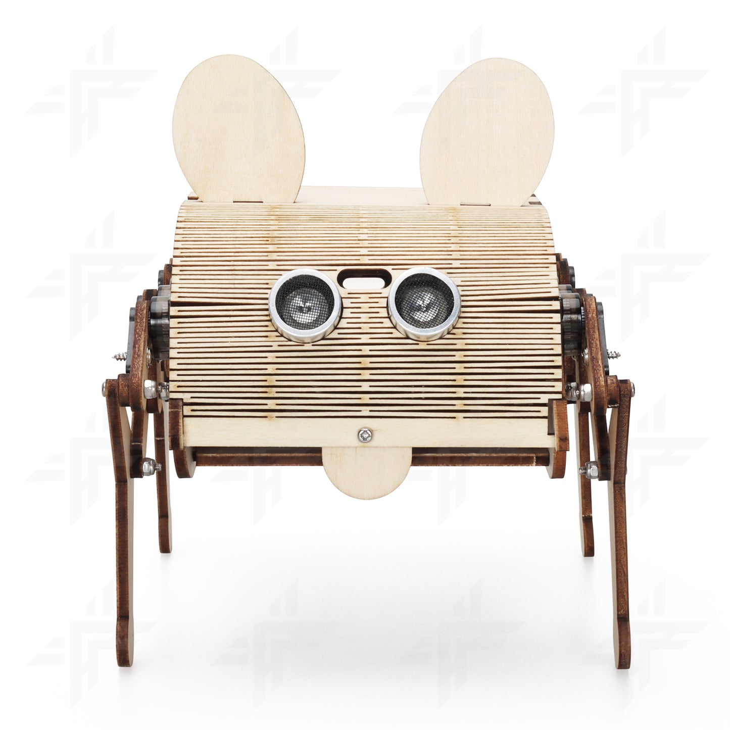 Tscinbuny ZYC0089 Smart Robot Car Kit with ESP32 Controller – DIY Wooden Quadruped Mechanical Rabbit Programming STEM Educational Toy