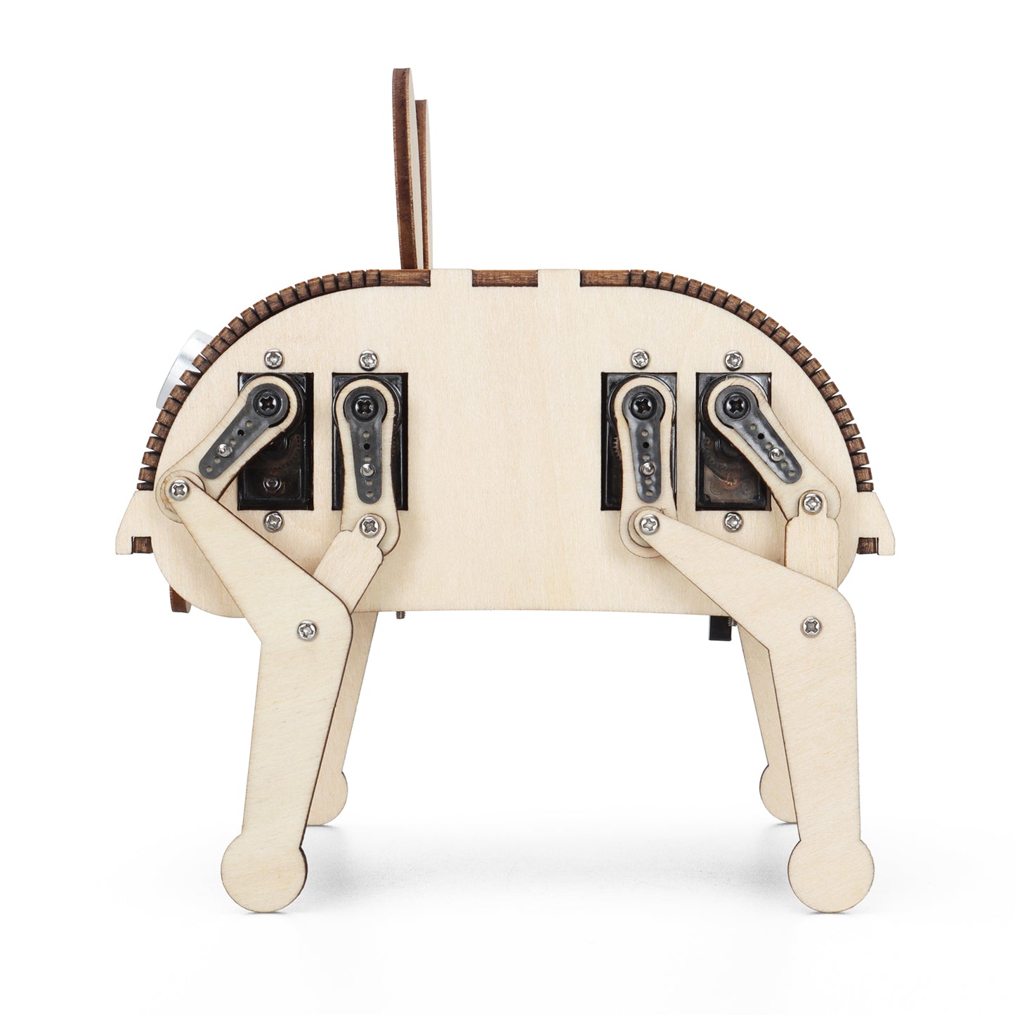 Tscinbuny ZYC0089 Smart Robot Car Kit with ESP32 Controller – DIY Wooden Quadruped Mechanical Rabbit Programming STEM Educational Toy