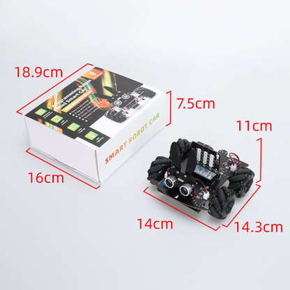 Tscinbuny ZYC0094 Smart Robot Car Kit with Mecanum Wheels – Intelligent Programmable Robot for ArduIDE Learning Projects