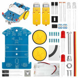 Tscinbuny ZYC0100 Smart Robot Car Kit with Line Tracking Function – DIY Intelligent Electric Toy Car for Arduino Education Projects