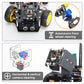 Tscinbuny ZYC0114 Smart Robot Car Kit with 4WD Ackermann Steering & ESP32 Camera – WiFi Programmable Electronics Learning Robot for Arduino Projects