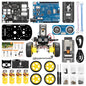 Tscinbuny ZYC0115 Smart Robot Car Kit with ESP32-CAM & Ultrasonic Sensors – 4WD WiFi Programmable Educational Robotics Starter Kit for Arduino Learning