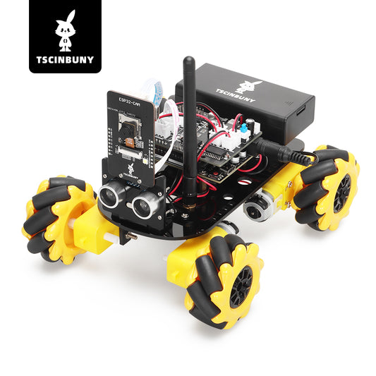 Tscinbuny ZYC0117 Smart Robot Car Kit with ESP32-CAM Module – High-Quality Programmable Educational Robotics Kit for Arduino Projects