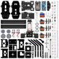 Tscinbuny ZYC0204 Smart Robot Car Kit with Track Wheels & Robotic Arm Function – ESP32-WROOM32 Development Board Robot for Arduino Learning Projects