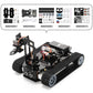 Tscinbuny ZYC0204 Smart Robot Car Kit with Track Wheels & Robotic Arm Function – ESP32-WROOM32 Development Board Robot for Arduino Learning Projects
