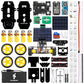 Tscinbuny ZYC0209 Smart Robot Car Kit with Rubber Wheels & Robotic Solar Function – ESP32-WROOM32 Development Board Robot for Arduino Education Projects