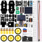 Tscinbuny ZYC0214 Smart Robot Car Kit with Ackermann Wheels & Solar Function – ESP32-WROOM32 Development Board Robot for Arduino Projects