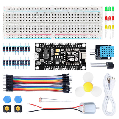 Tscinbuny ZYE0003 Starter Kit with ESP8266 IoT Development Board – Wireless WiFi Learning Kit for Arduino Programming & STEM Education