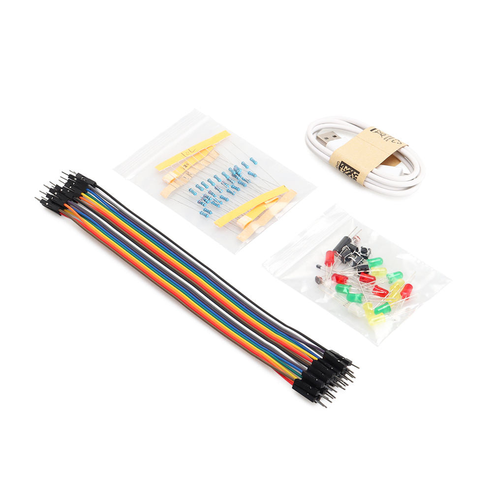 ZYE0008 Starter Kit with 328P Controller & ESP8266 WiFi Module – DIY Electronics Learning Kit for Arduino STEM Education Projects