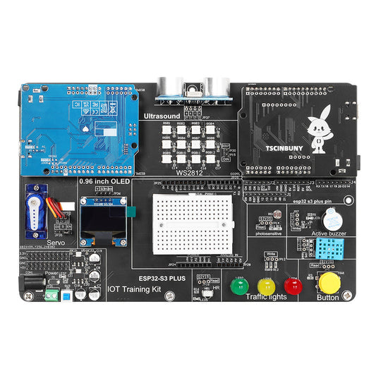 Tscinbuny ZYE0011 Starter Kit with ESP32-S3 PLUS Development Board – WiFi IoT Programming Kit for Arduino STEM Education Projects